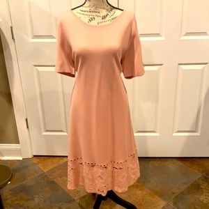 Ann Taylor Powder Pink Knit Dress (Size XL)